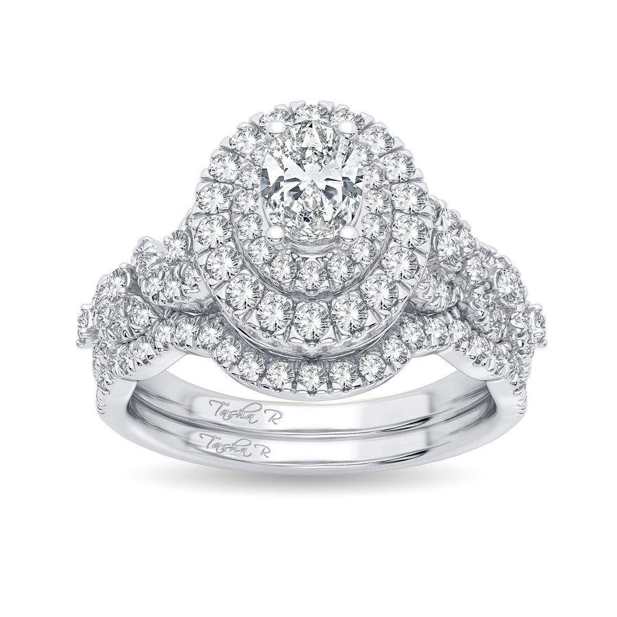 14K 1.00CT Diamond Bridal Ring