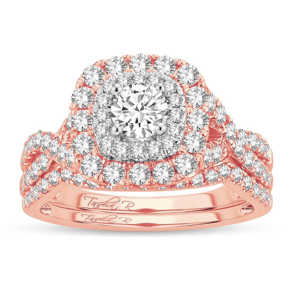 14K 1.50CT Diamond Bridal Ring - Johnny Dang & Co