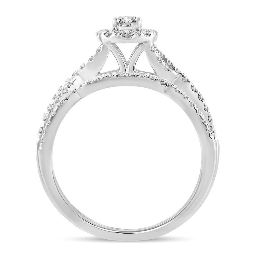 14K 0.75CT Diamond BRIDAL RING