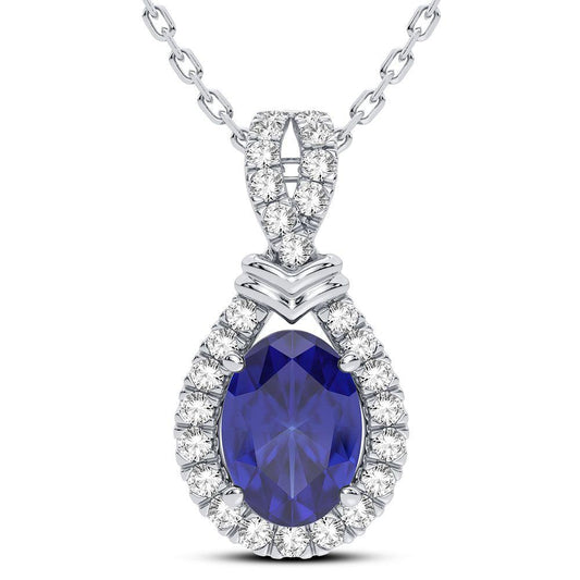 14K 0.14CT Diamond Pendant - Johnny Dang & Co