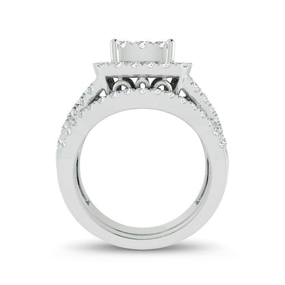 14K 1.50ct Diamond Bridal Ring - Johnny Dang & Co