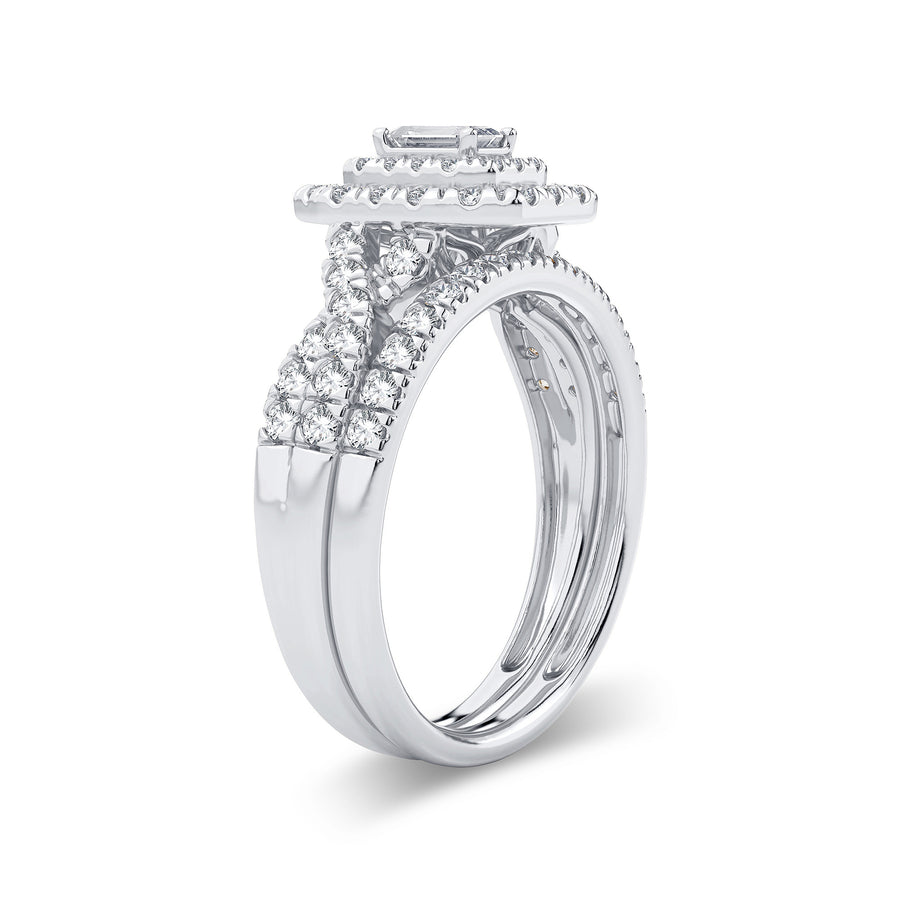 14K 1.00CT Diamond Bridal Ring