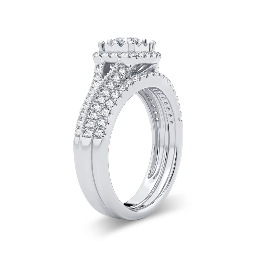 14K 0.75ct Diamond Bridal Ring