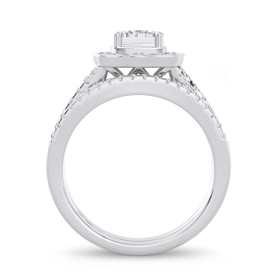 14K 0.62CT Diamond Bridal Ring