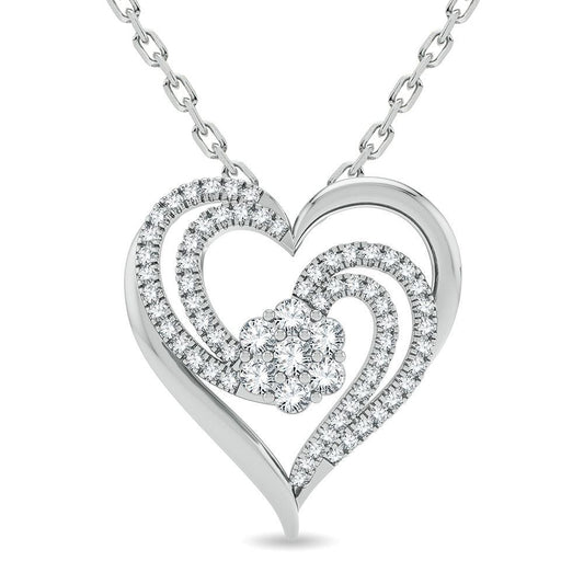 14K 0.50CT Diamond Pendant - Johnny Dang & Co