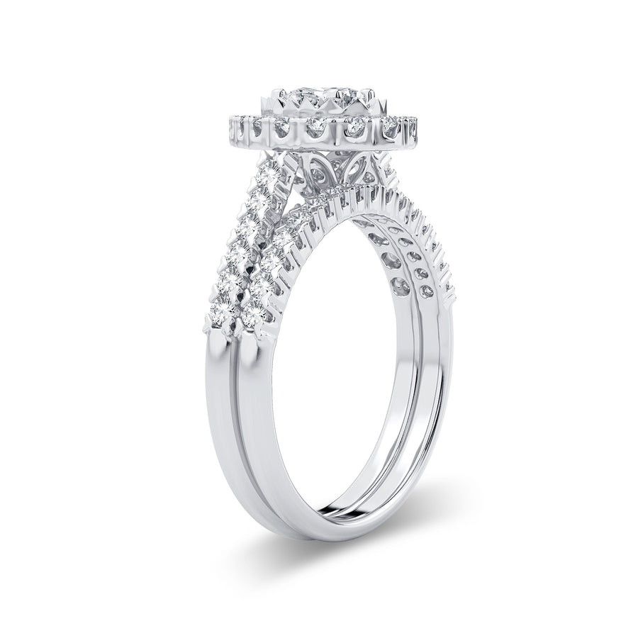 14K 1.05CT Diamond Bridal Ring