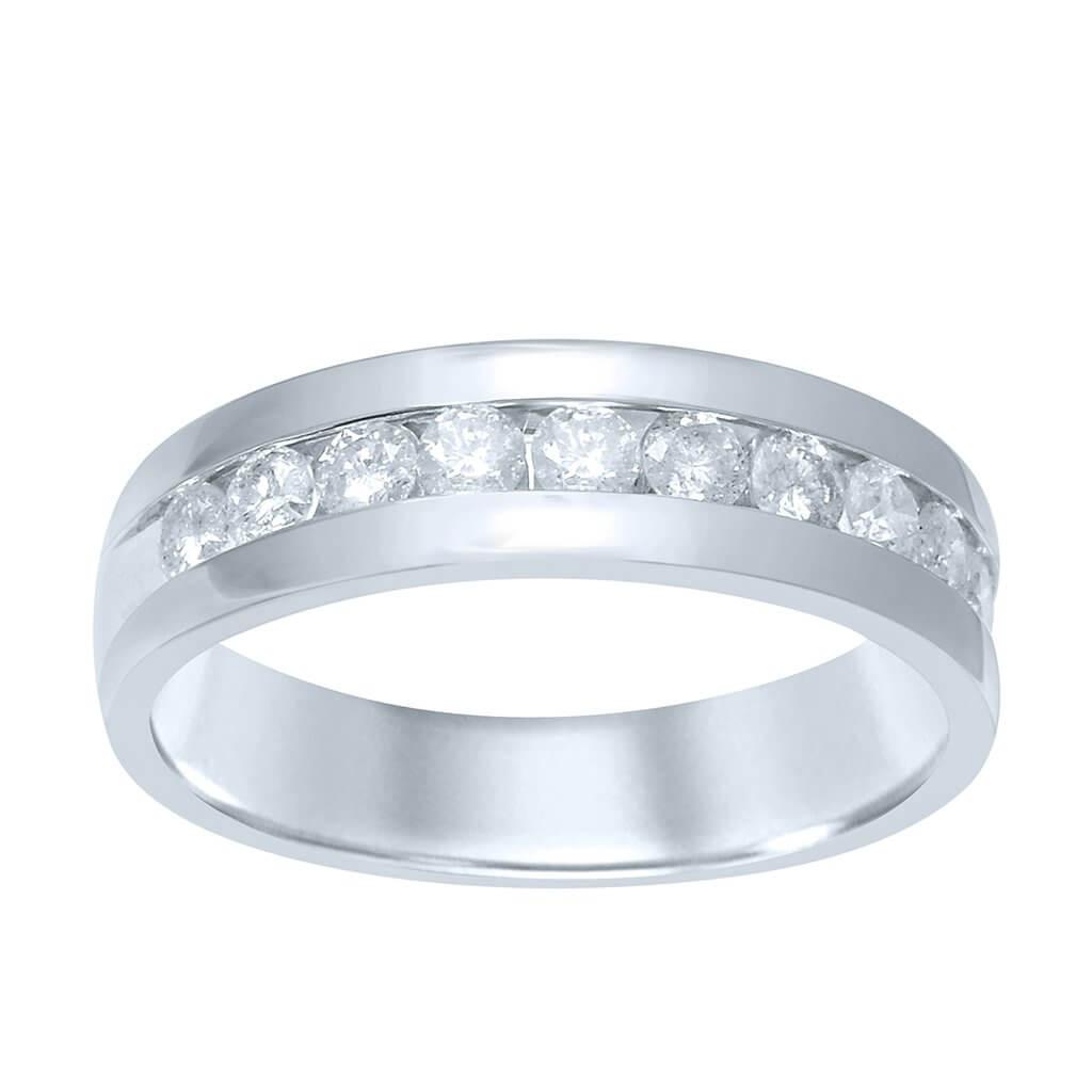 14K 0.97-1.03CT D-BAND RING MENS RINGS - Johnny Dang & Co