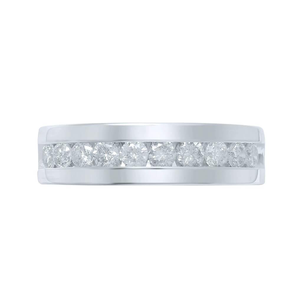 14K 0.97-1.03CT D-BAND RING MENS RINGS - Johnny Dang & Co
