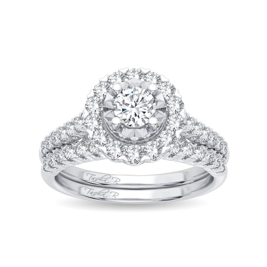 14K 1.00CT Diamond Bridal Ring