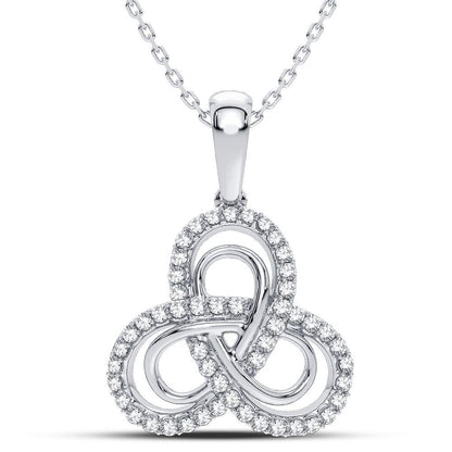 14K 0.25CT DIAMOND PENDANT - Johnny Dang & Co
