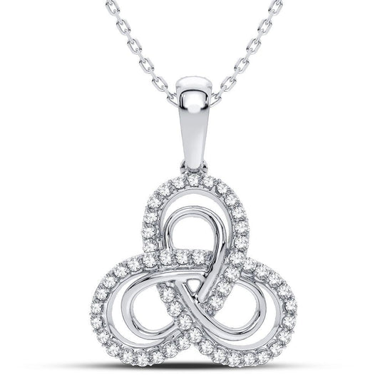 14K 0.25CT DIAMOND PENDANT - Johnny Dang & Co