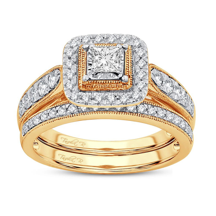 14K 0.75CT DIAMOND BRIDAL RING