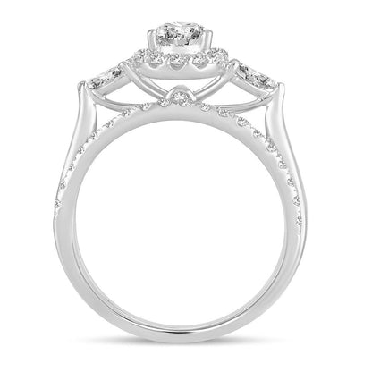 14K 1.20CT Diamond BRIDAL RING - Johnny Dang & Co