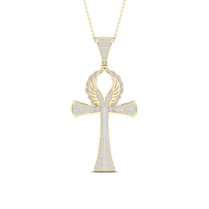 10K 0.90CT Diamond Pendant - Johnny Dang & Co
