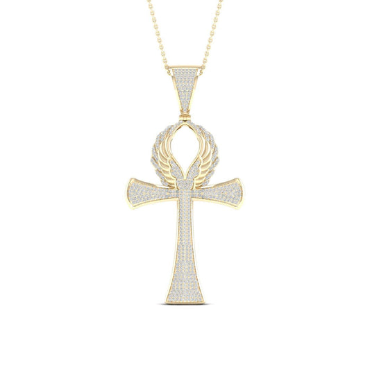 10K 0.90CT Diamond Pendant - Johnny Dang & Co
