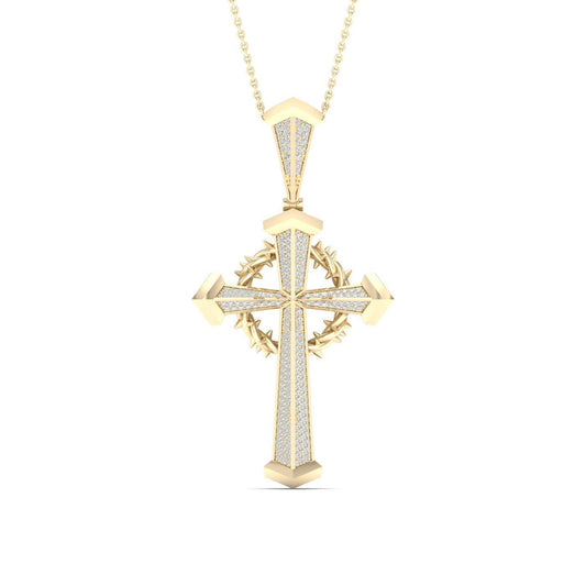 10K 0.50CT Diamond Pendant - Johnny Dang & Co