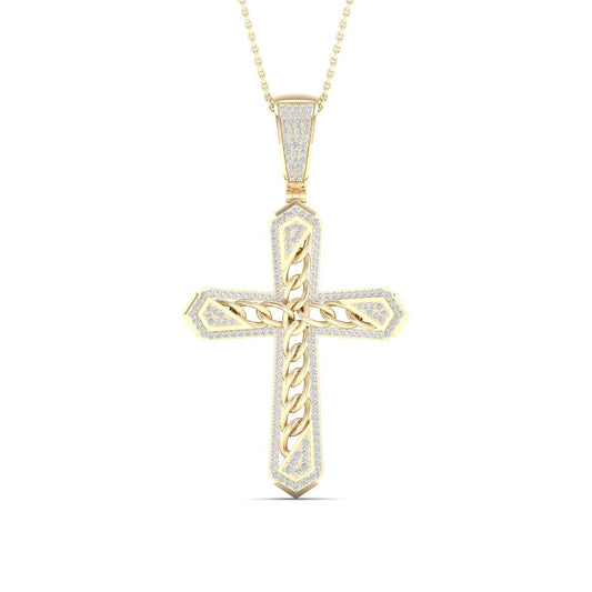10K 0.55CT Diamond Pendant - Johnny Dang & Co