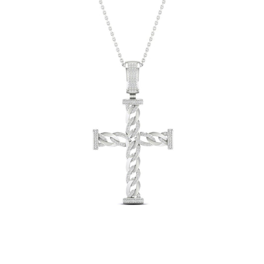 10K 0.40CT Diamond Pendant - Johnny Dang & Co