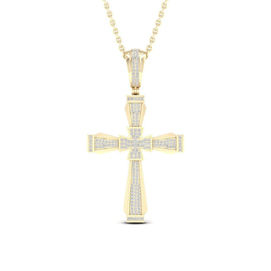 10K 0.50CT Diamond Pendant - Johnny Dang & Co