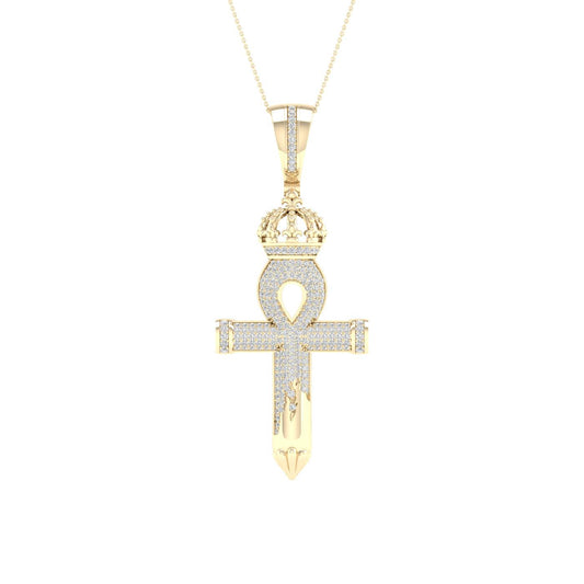 10K 0.50CT Diamond Pendant - Johnny Dang & Co