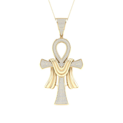 10K 0.80CT Diamond Pendant - Johnny Dang & Co