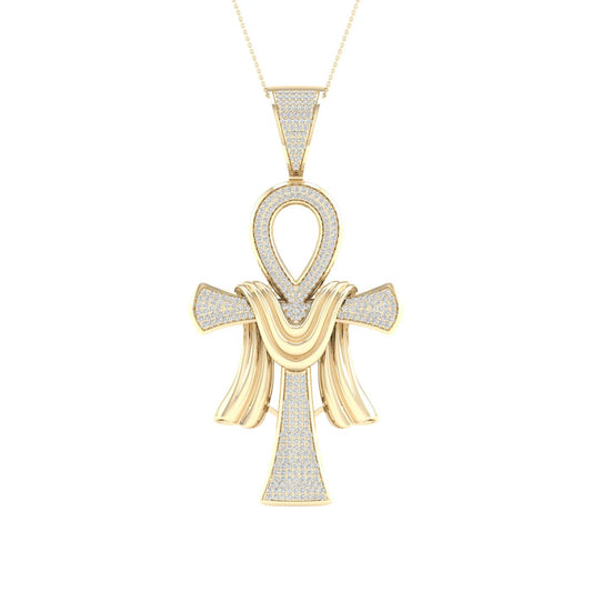 10K 0.80CT Diamond Pendant - Johnny Dang & Co