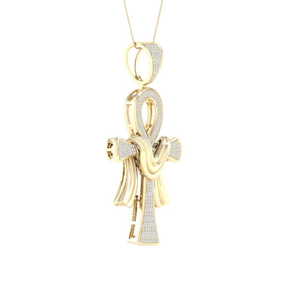 10K 0.80CT Diamond Pendant - Johnny Dang & Co