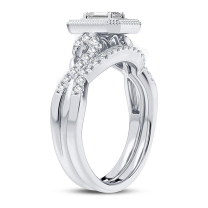 14K 0.50CT Diamond Bridal Ring - Johnny Dang & Co