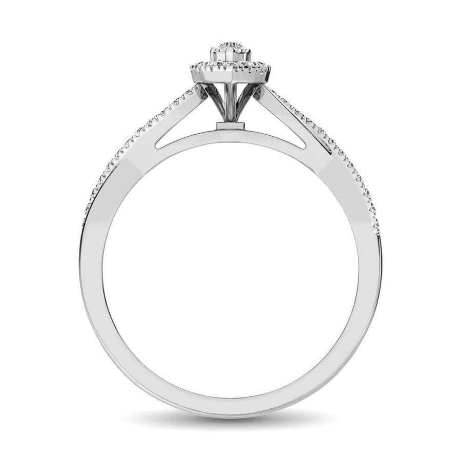 Diamond 0.4 Ct.Tw. Heart Engagement/Promise Ring