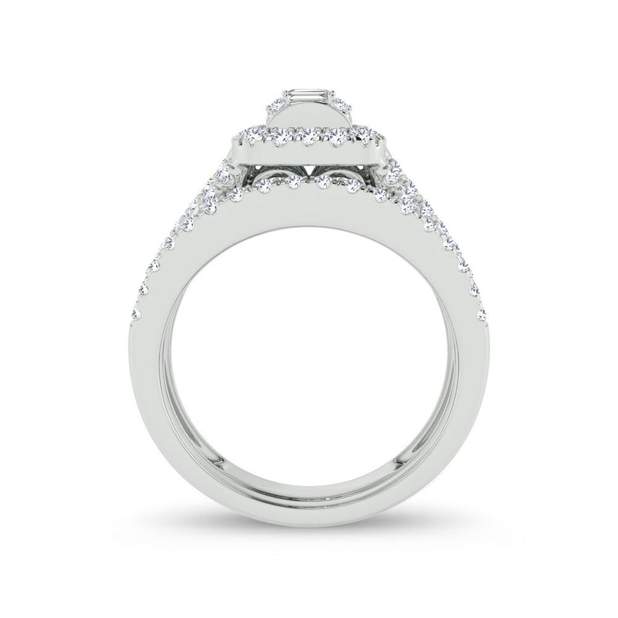 14K 1.00ct Diamond Bridal Ring