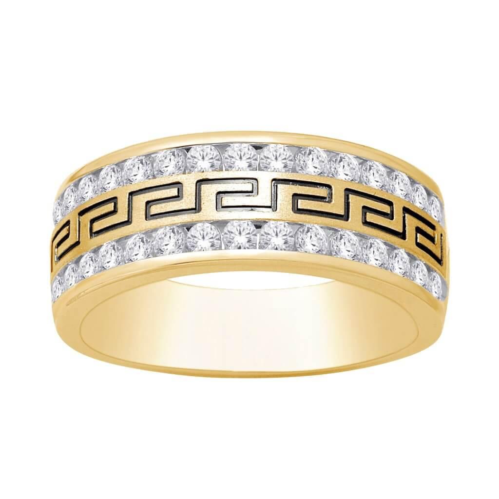 14K 0.98-1.02CT D-MENS BANDS RING - Johnny Dang & Co