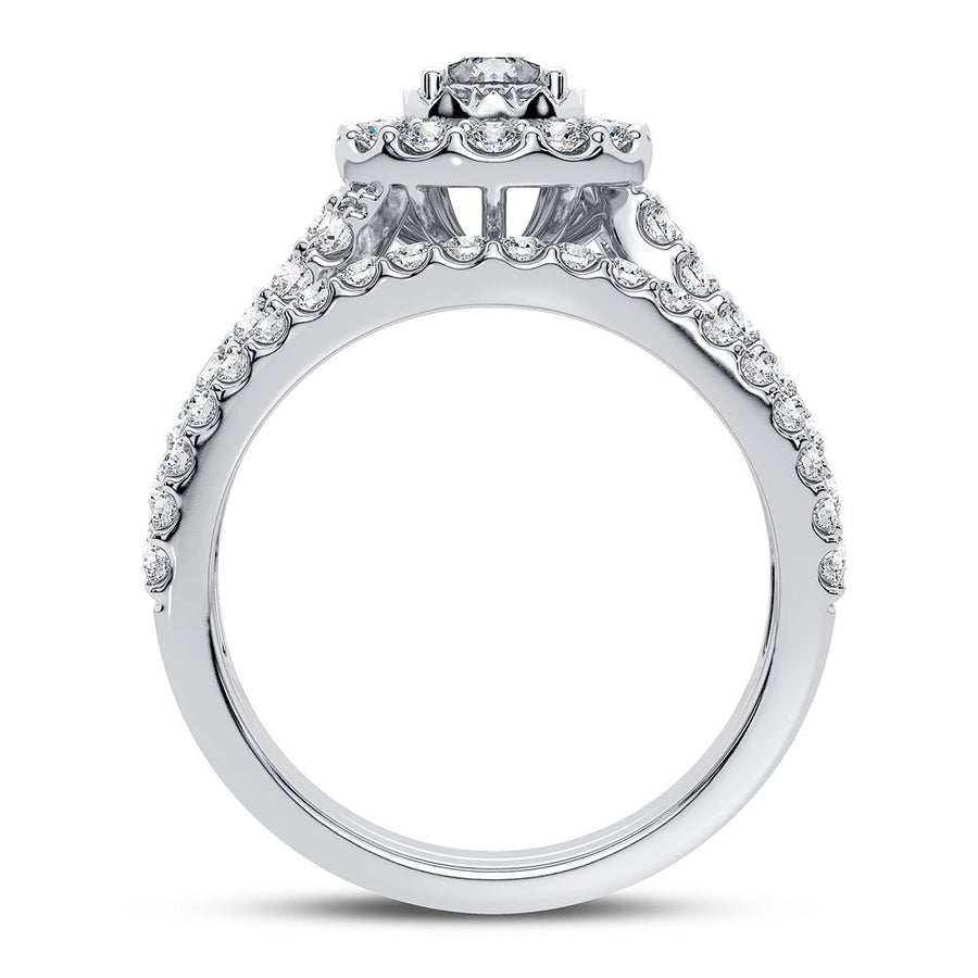 14K 1.50CT DIAMOND BRIDAL RING