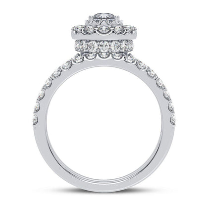 14K 1.50CT DIAMOND BRIDAL RING - Johnny Dang & Co