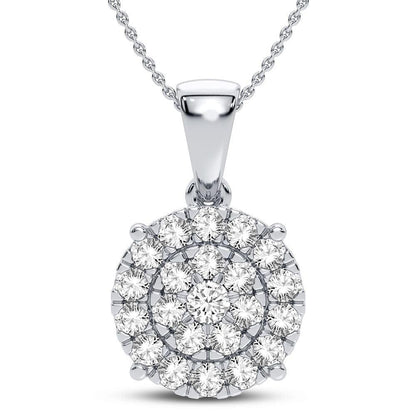 10K 1.00CT DIAMOND PENDANT - Johnny Dang & Co