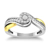 JDTK- 62183- Diamond Twisted Ring - Johnny Dang & Co