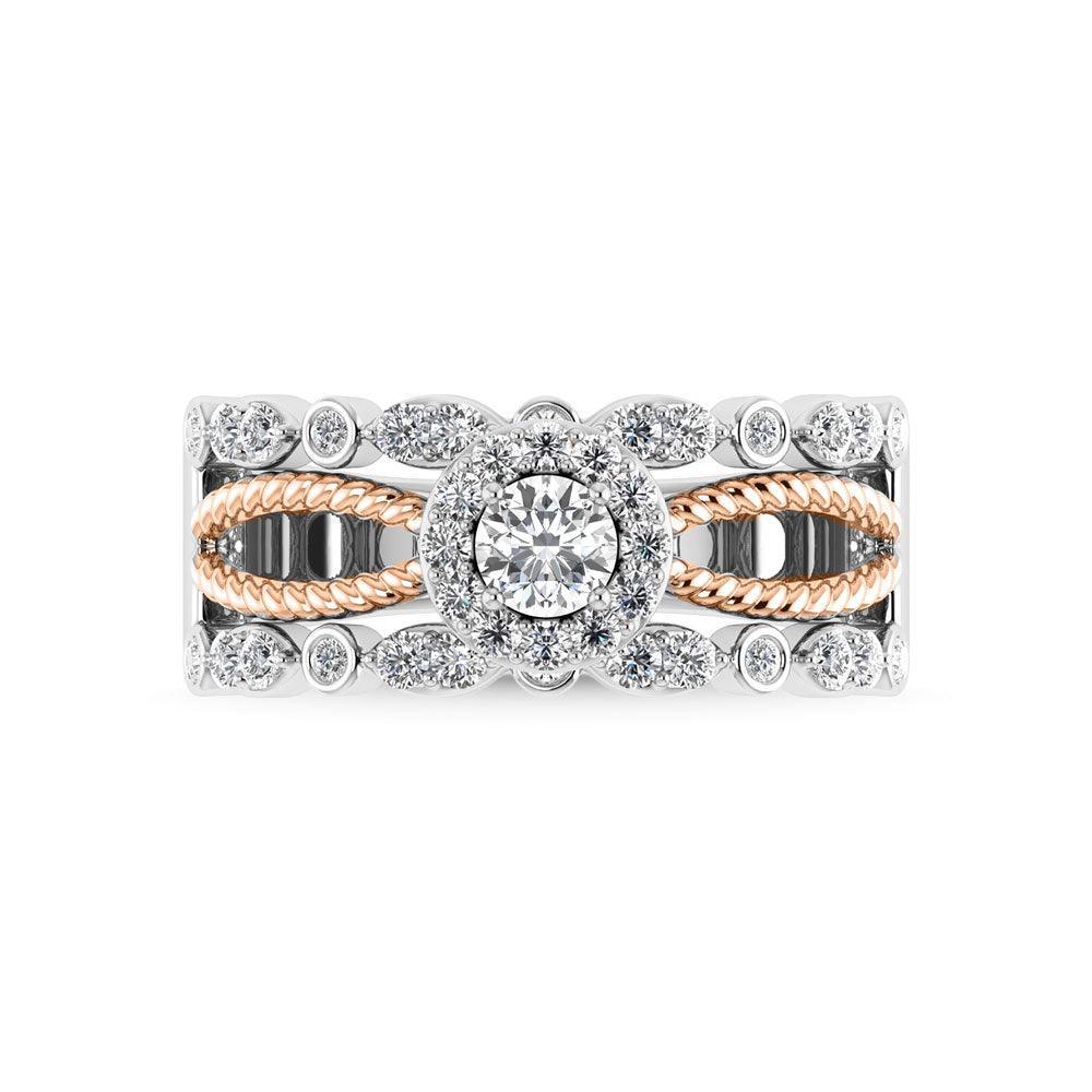 1.00 Ct.Tw. Diamond Engagement Ring - Johnny Dang & Co