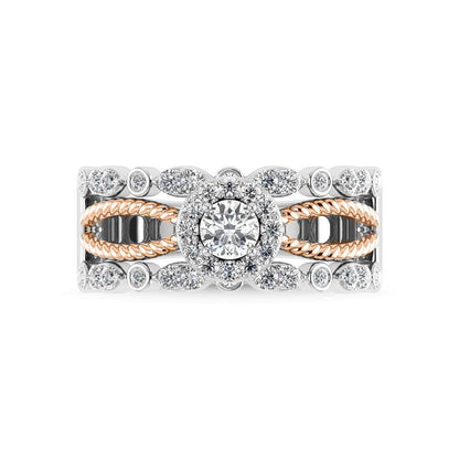 1.00 Ct.Tw. Diamond Engagement Ring - Johnny Dang & Co