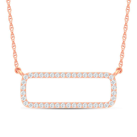 14k 0.10ct Diamond Necklace - Johnny Dang & Co