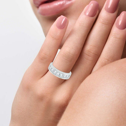 14K 1.00ct Diamond Ladies Band - Johnny Dang & Co