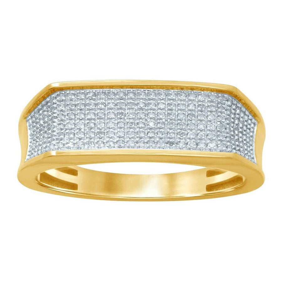 10K 0.25-0.27CT D-MENS MICROPAVE BAND