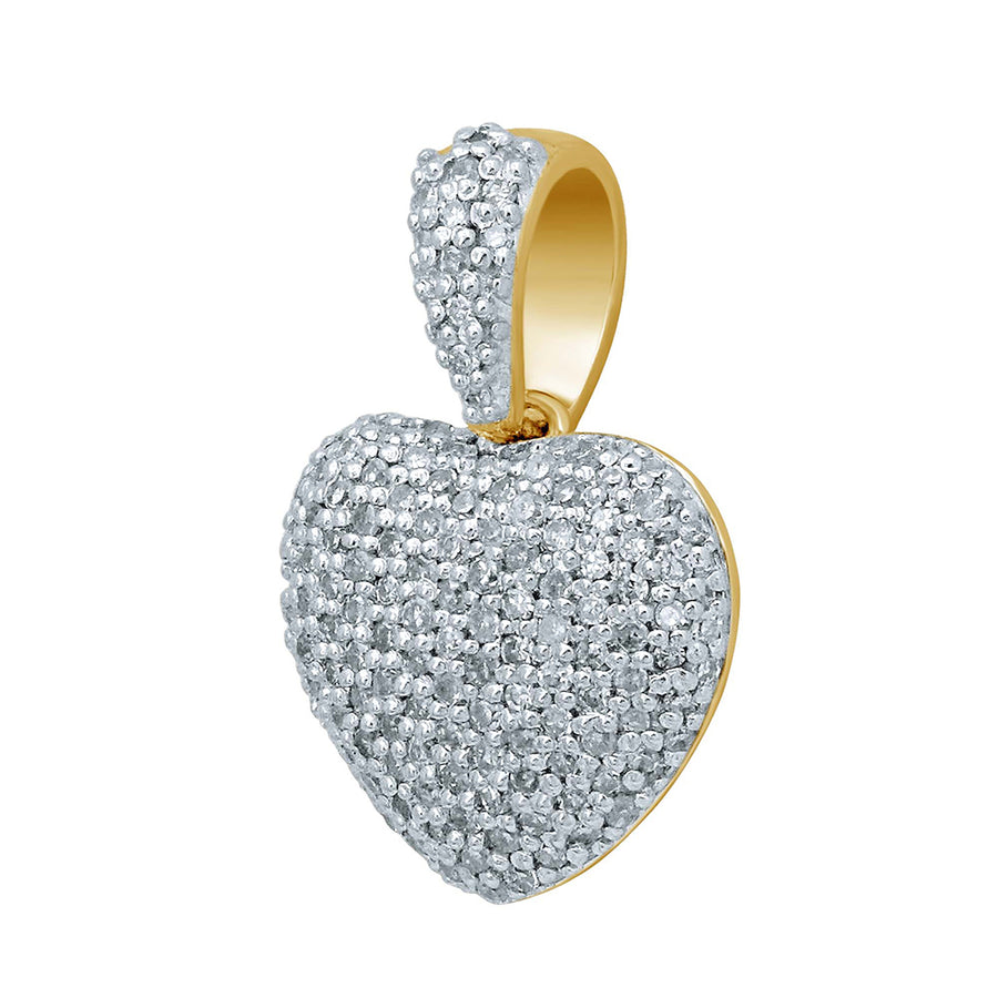 10K 0.31-0.38CT D-HEART CHARMS