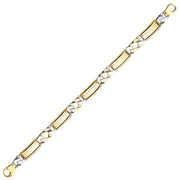 8.5" Fancy Link Bracelet - Johnny Dang & Co