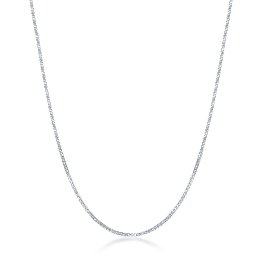 Sterling Silver 0.8mm Box Chain