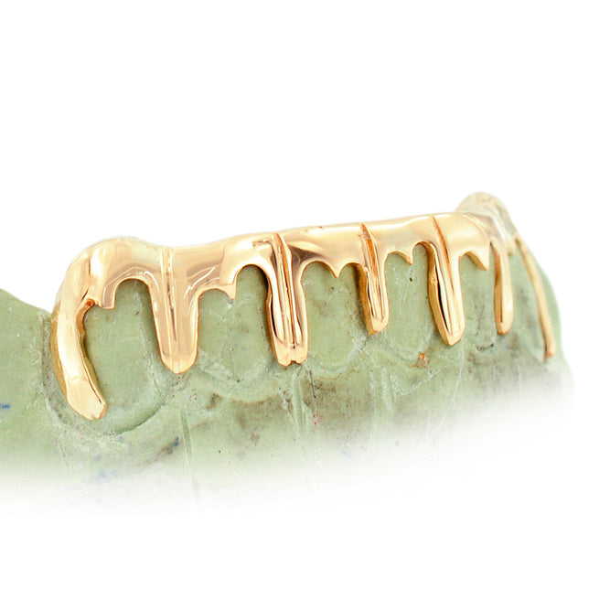 6 Piece Dripping Gold Grill - C101A