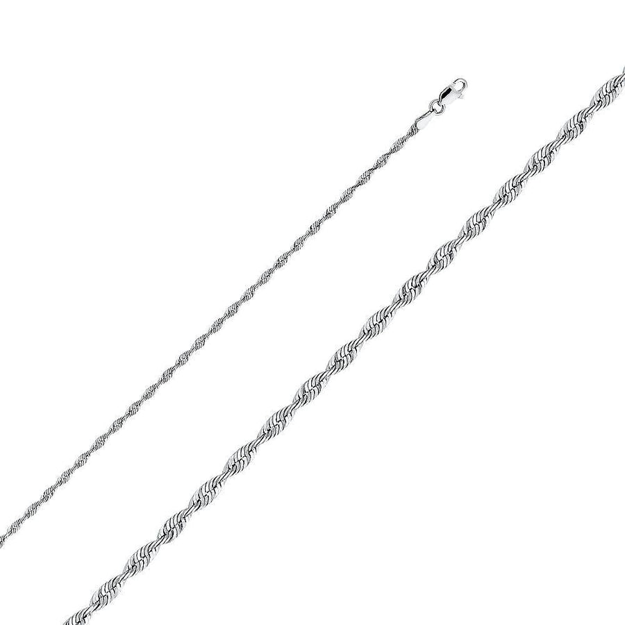 2.5mm Solid rope Chain - Johnny Dang & Co