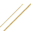 3.8mm Hallow Classic & Angles Rolo Chain - Johnny Dang & Co