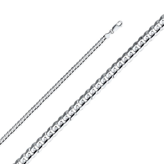 4.8mm Regular Concave Cuban Bracelet - Johnny Dang & Co