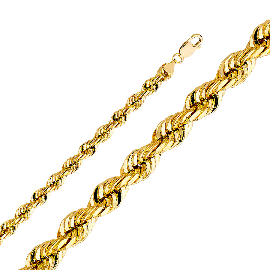 8mm Regular Solid Rope Chain
