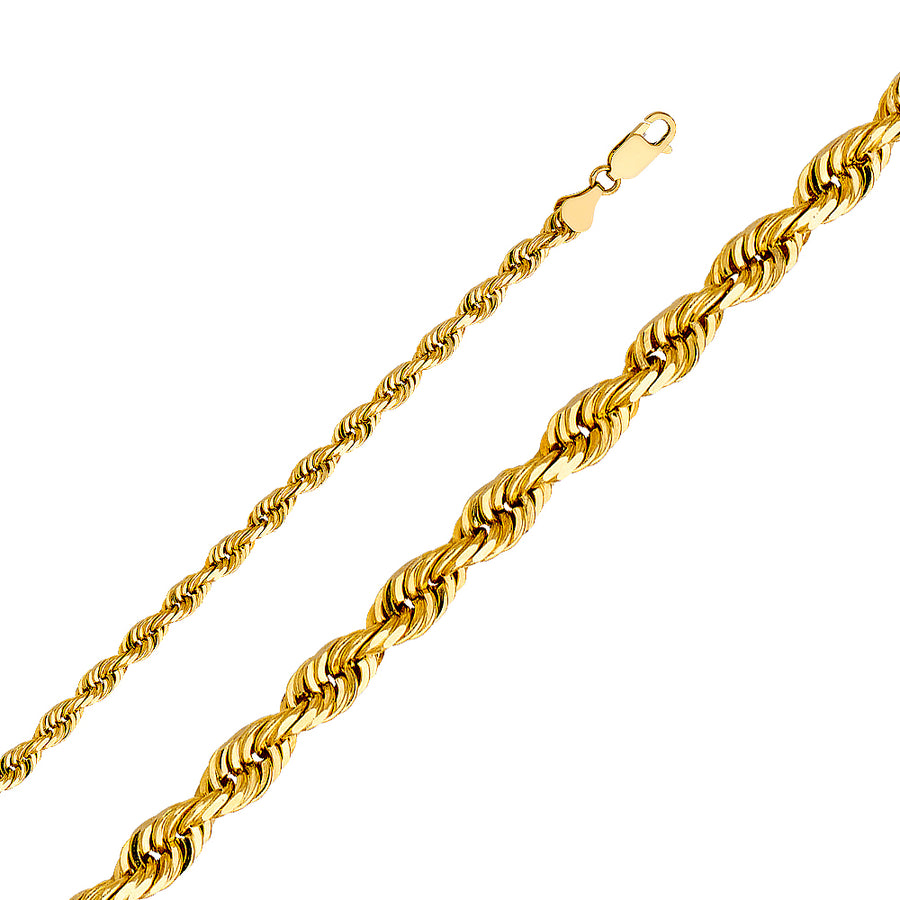 6mm Regular Solid Rope Chain