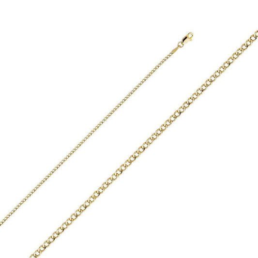 2mm Hollow Cuban Chain - Johnny Dang & Co